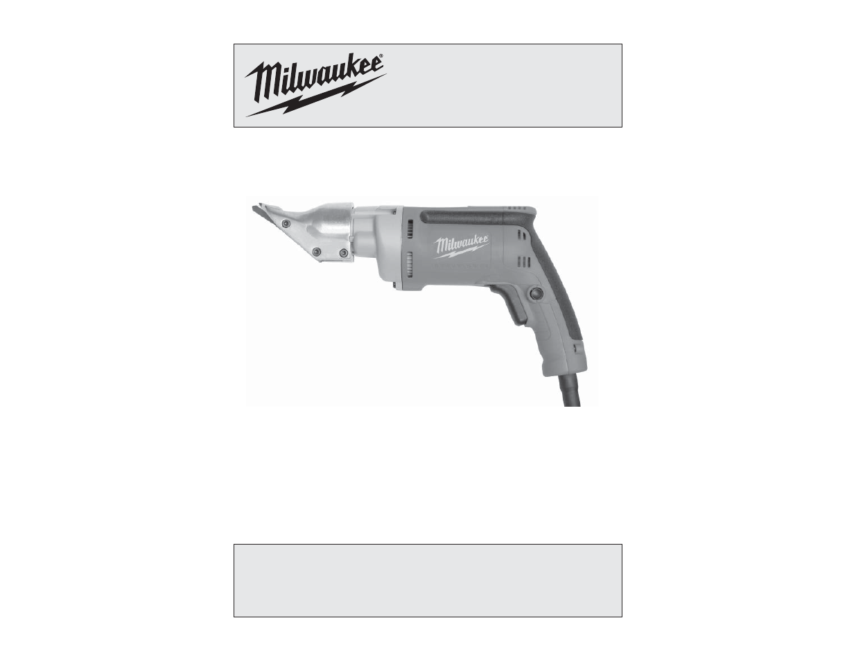 Milwaukee Tool 6852-20 User Manual | 11 pages