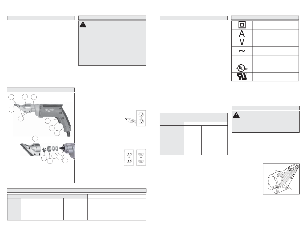 Milwaukee Tool 6852-20 User Manual | Page 3 / 11