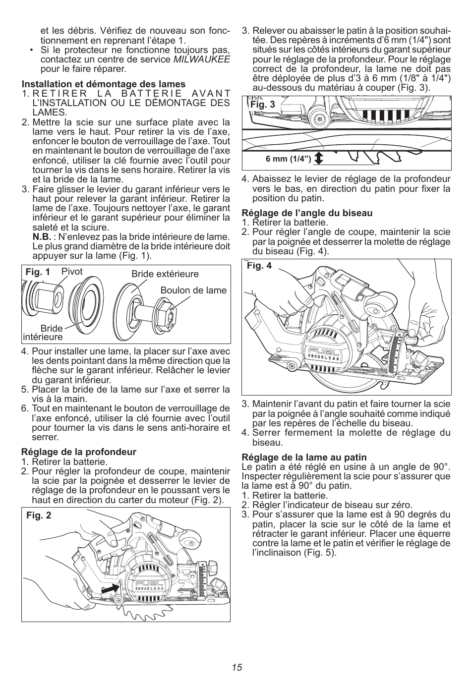 Milwaukee Tool 2730-20 User Manual | Page 15 / 32