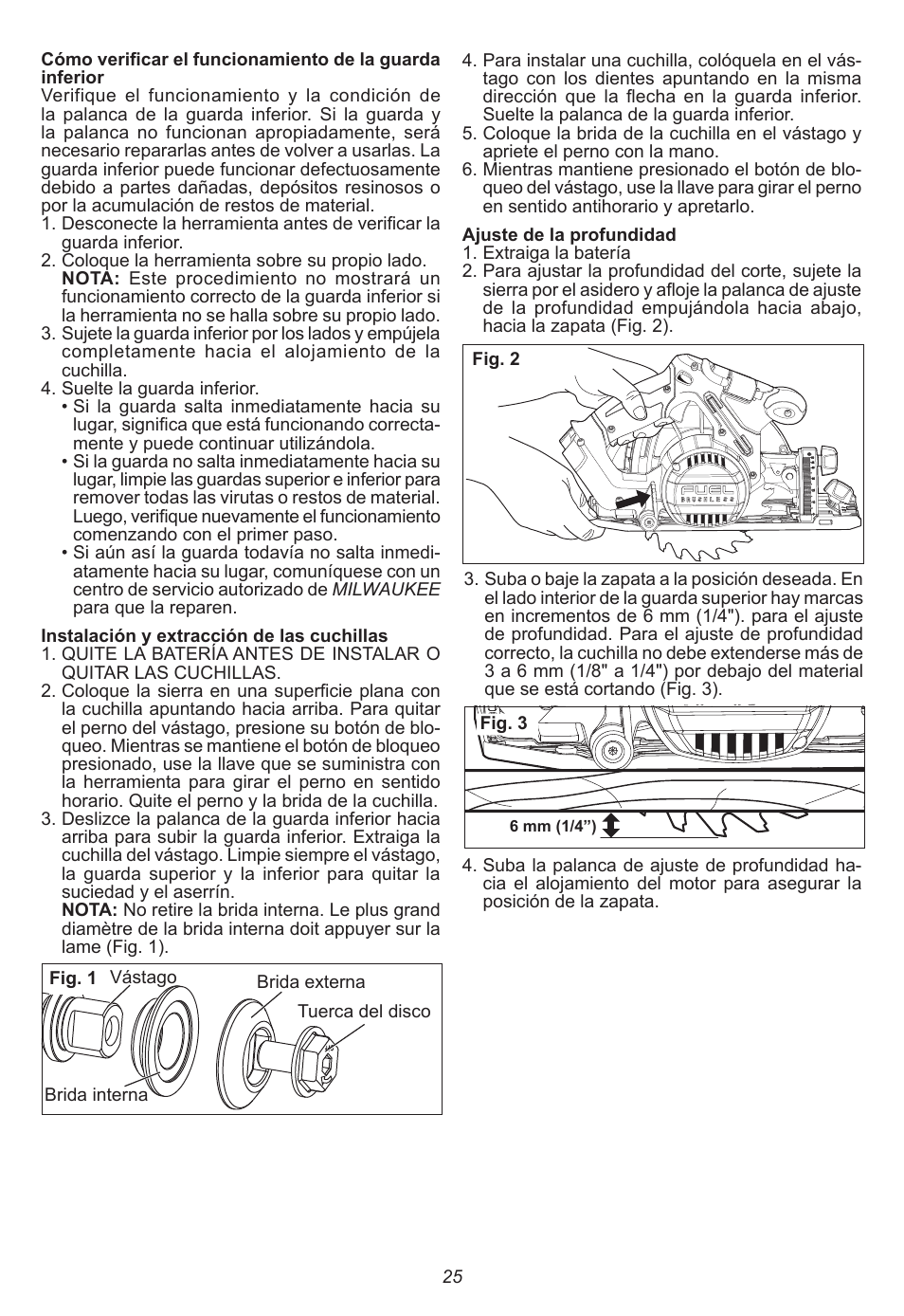 Milwaukee Tool 2730-20 User Manual | Page 25 / 32