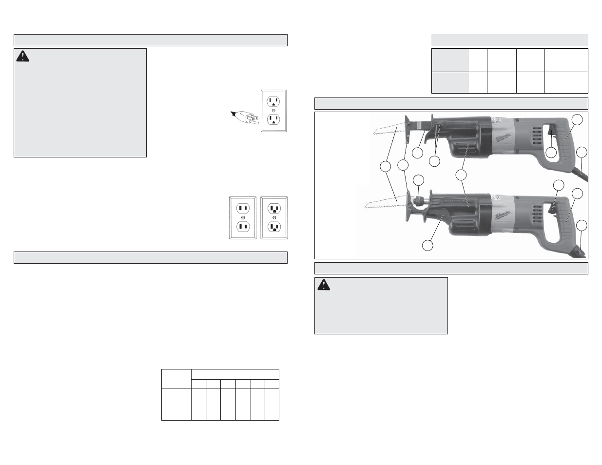 Milwaukee Tool 6519 Series User Manual | Page 7 / 15