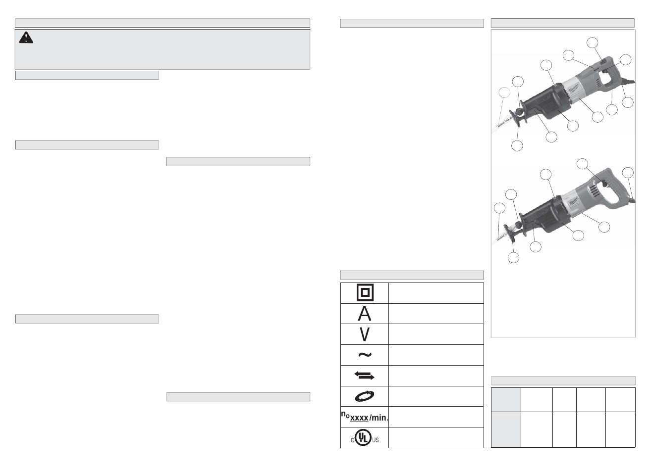 Milwaukee Tool 6538-21 User Manual | Page 2 / 15