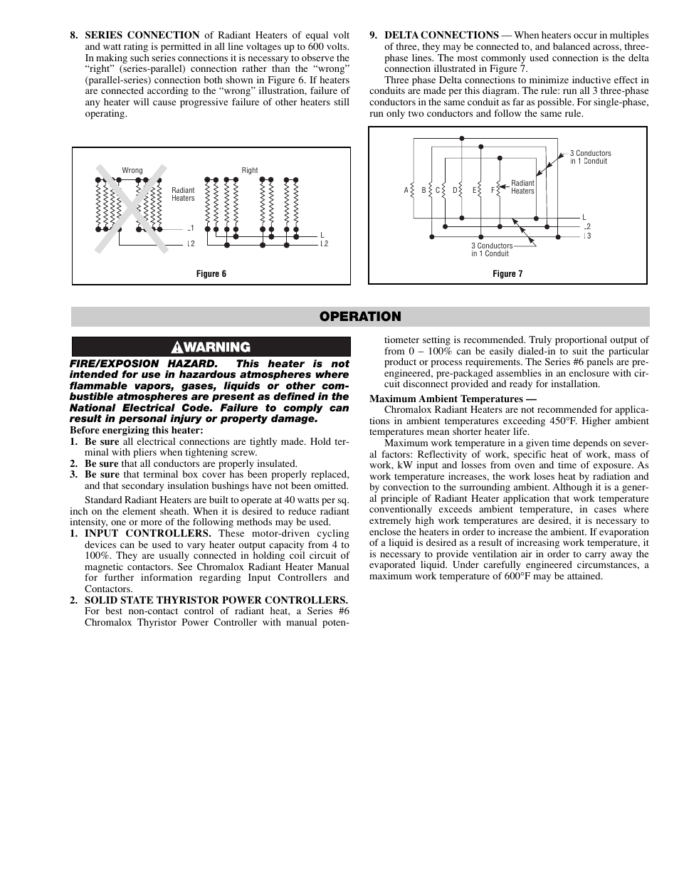 Operation | Chromalox PG421-1 User Manual | Page 3 / 6