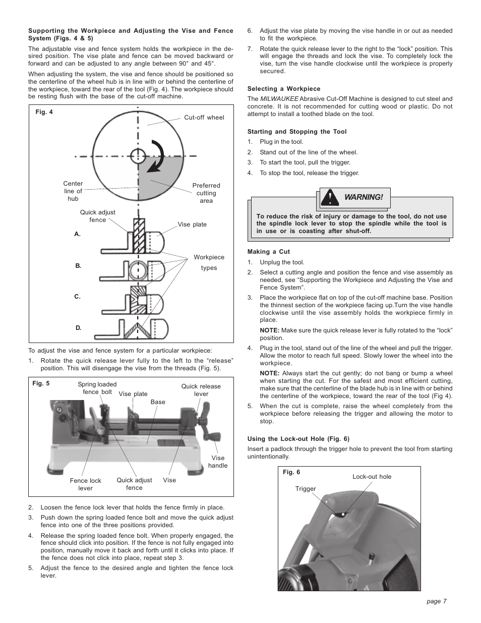 Milwaukee Tool 6180-20 V.2 User Manual | Page 7 / 24