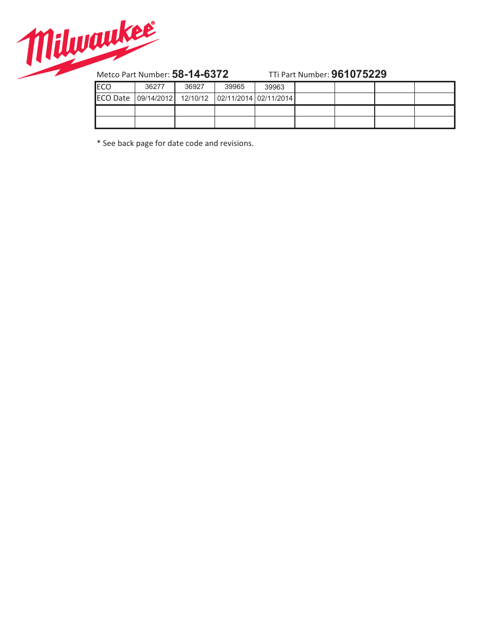 Milwaukee Tool 6370-21 V.1 User Manual | 18 pages