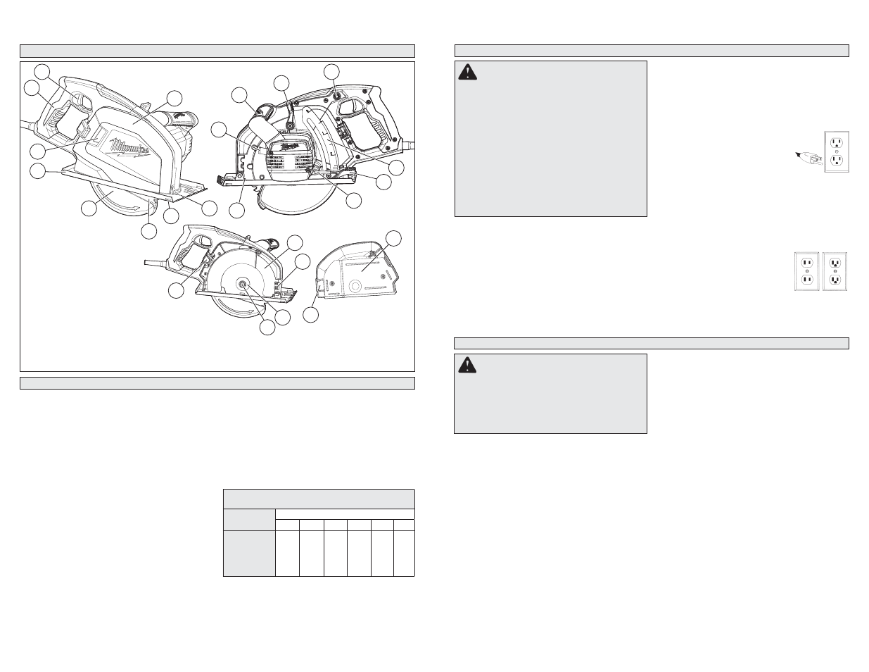 Milwaukee Tool 6370-21 V.1 User Manual | Page 14 / 18