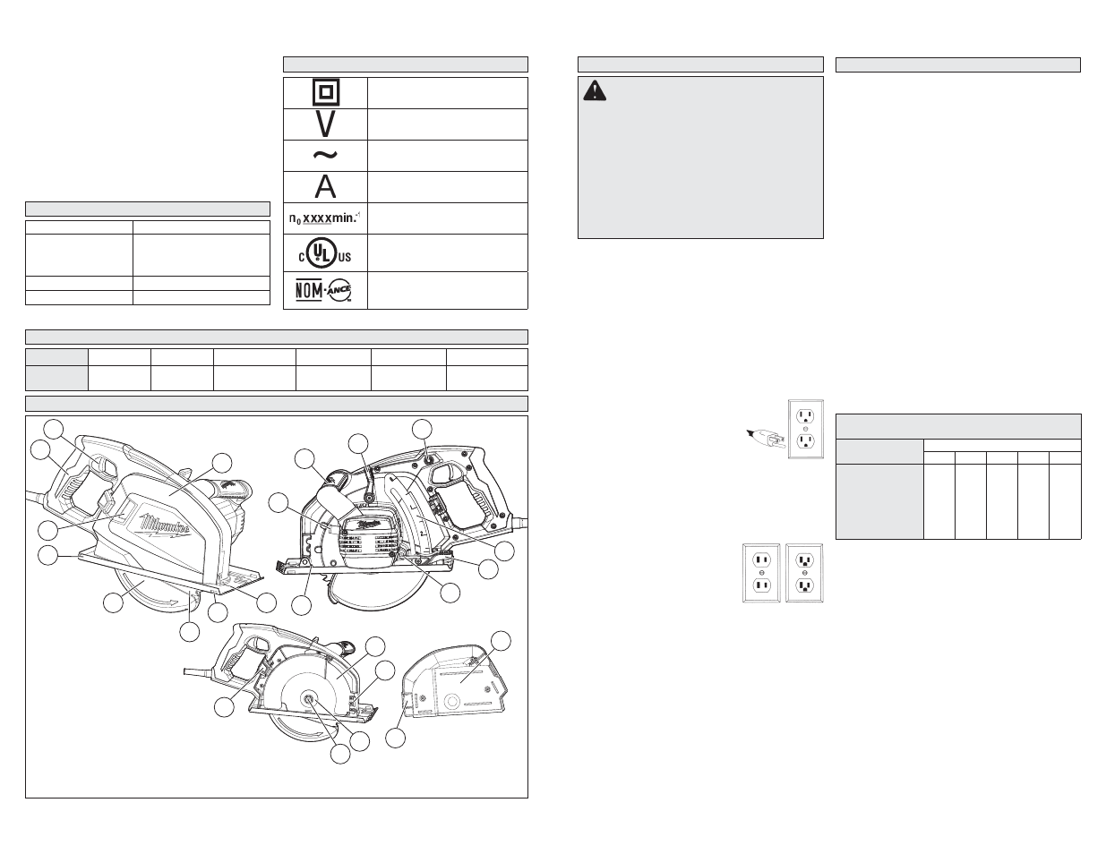 Milwaukee Tool 6370-21 V.1 User Manual | Page 4 / 18