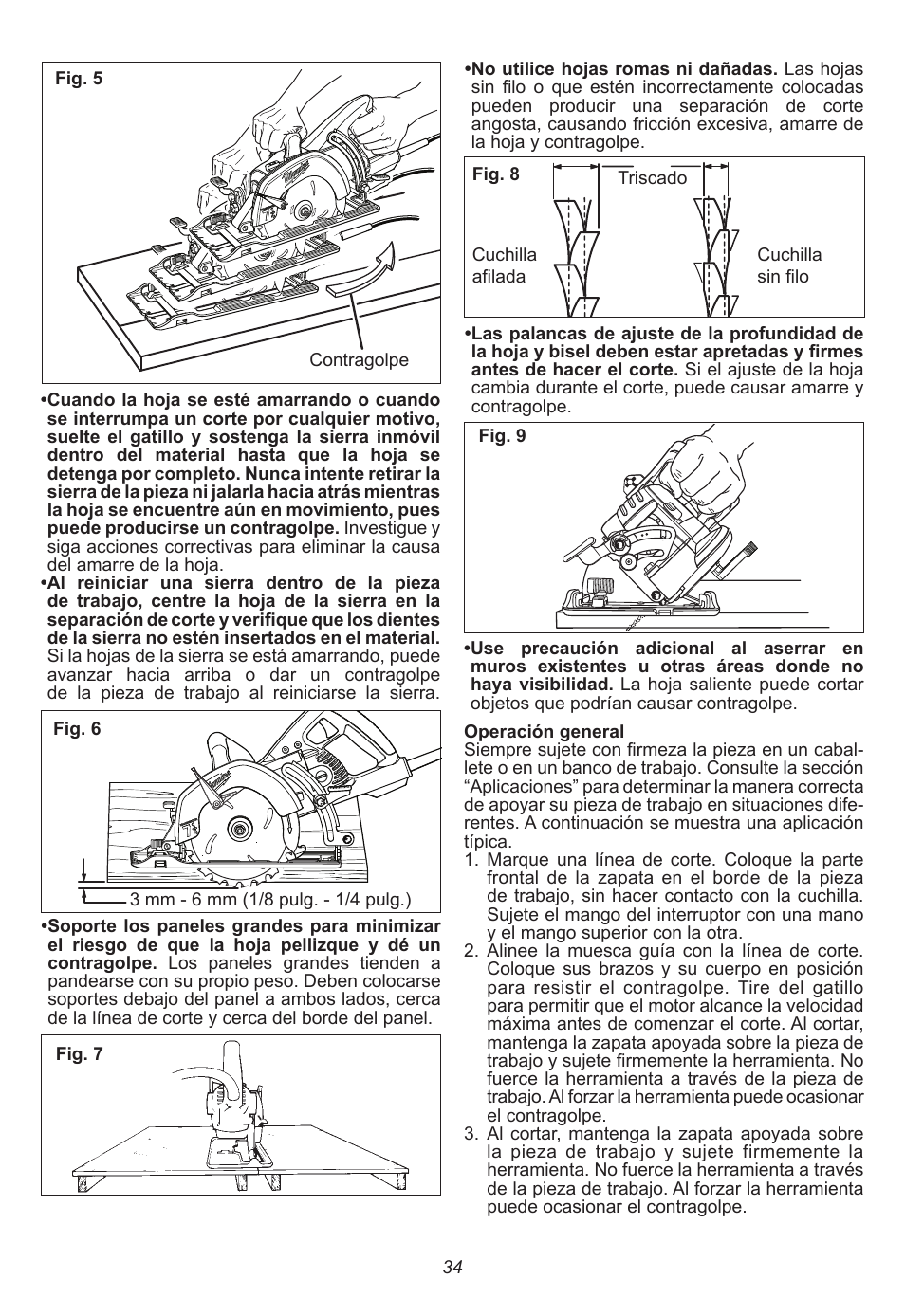 Milwaukee Tool 6577-20 User Manual | Page 34 / 40