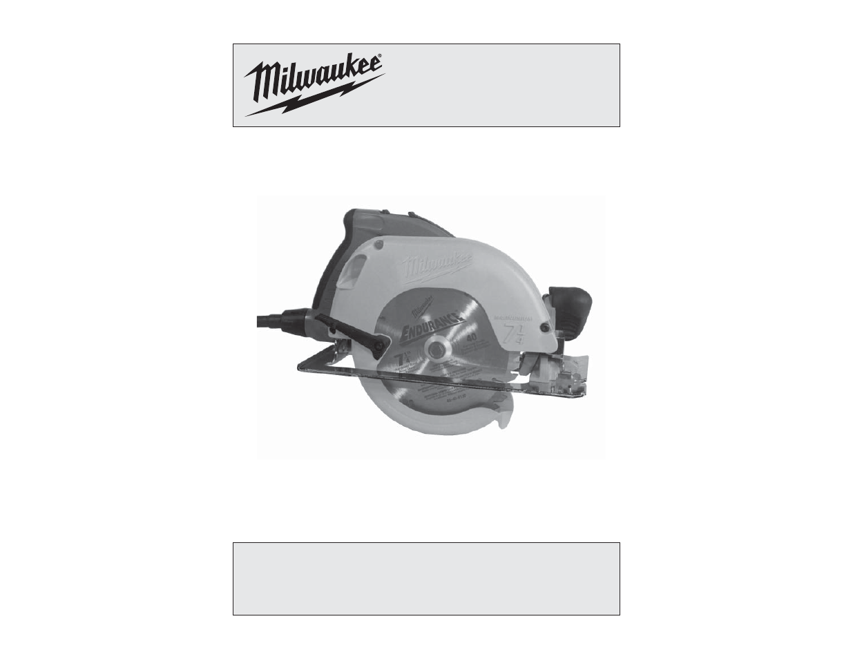 Milwaukee Tool 6394 User Manual | 19 pages