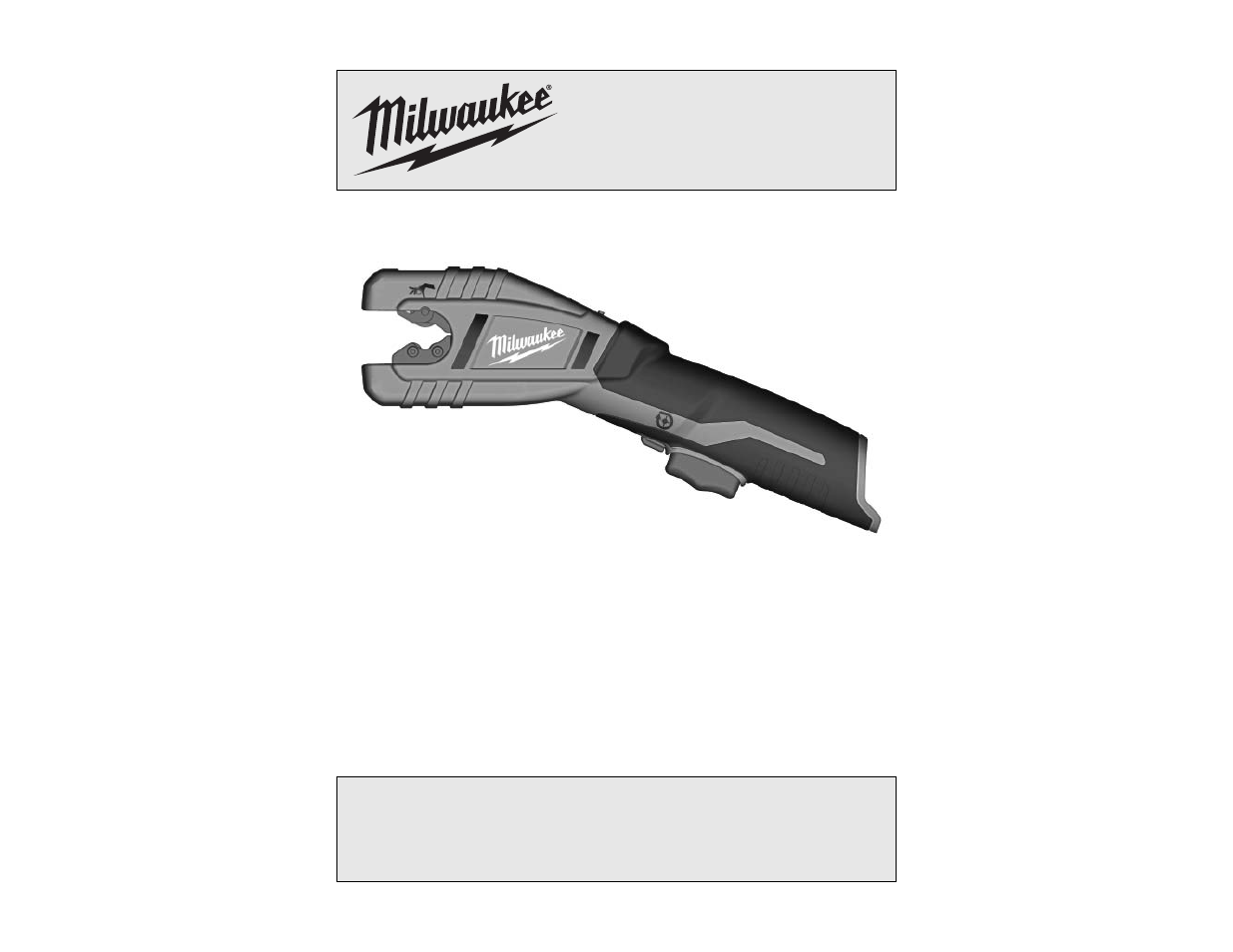 Milwaukee Tool 2471-20 User Manual | 9 pages