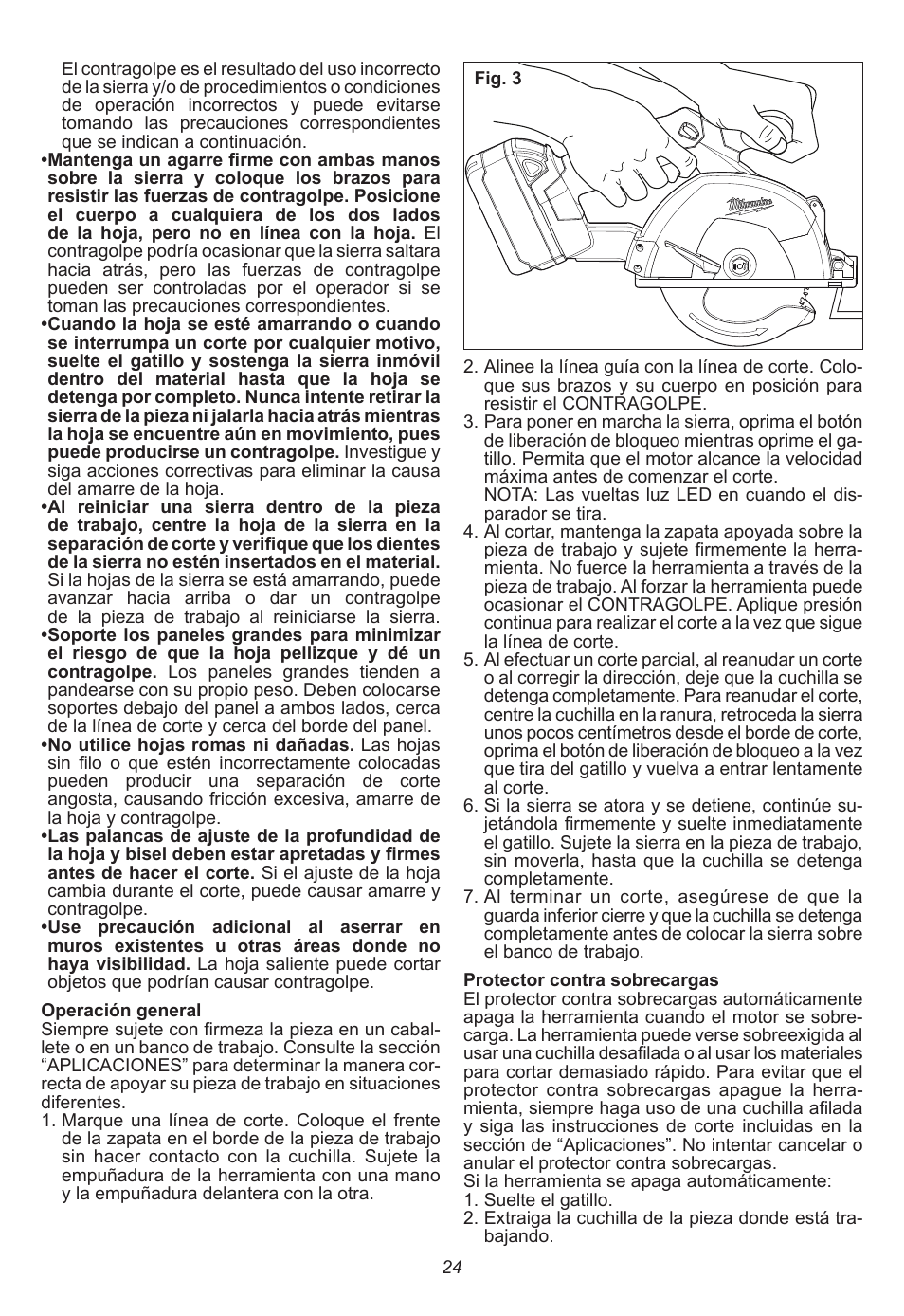 Milwaukee Tool 2682-20 User Manual | Page 24 / 28