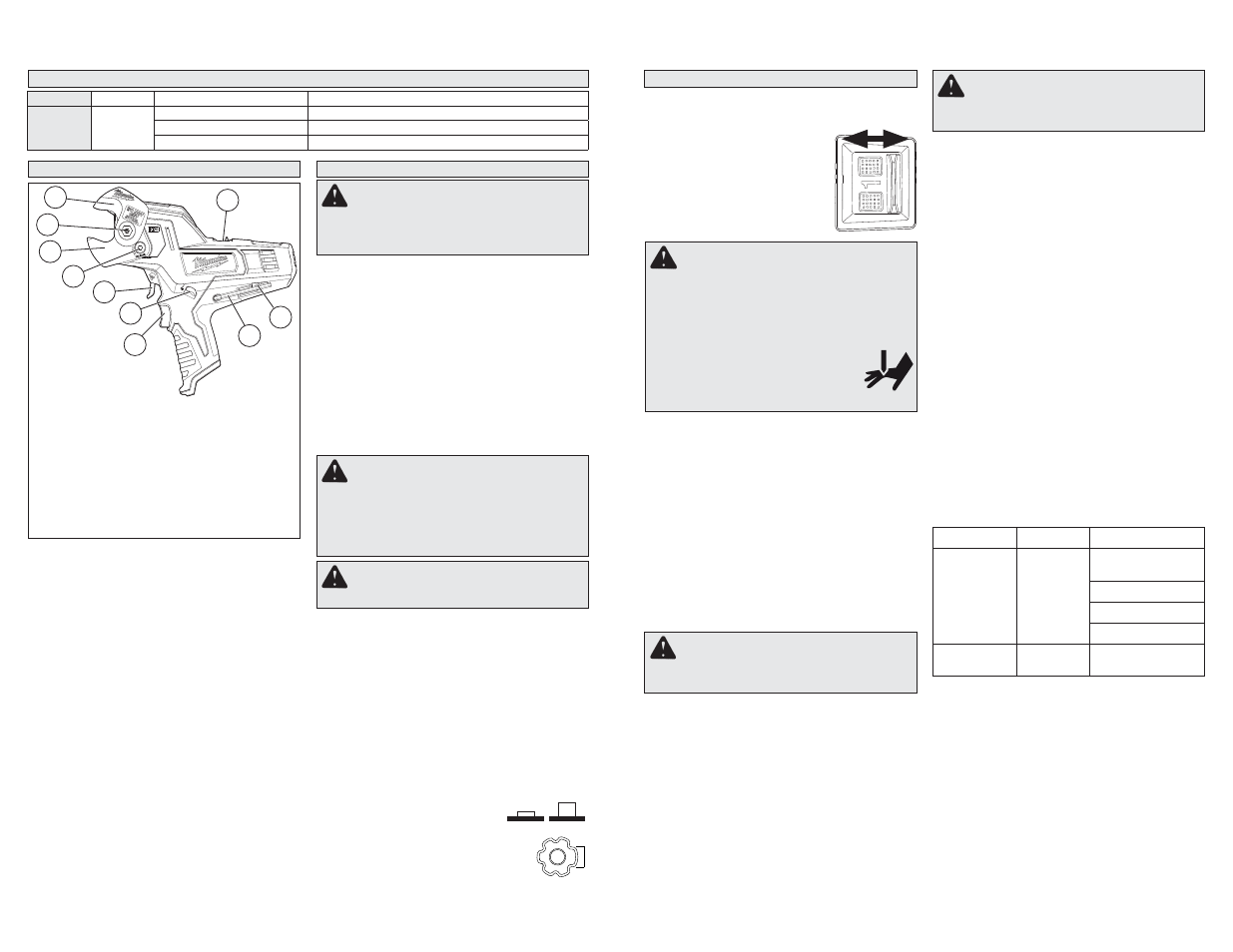 Milwaukee Tool 2472-20 User Manual | Page 9 / 11