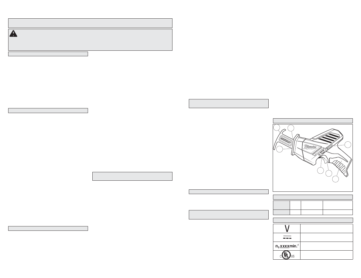 Milwaukee Tool 2420-20 User Manual | Page 5 / 11
