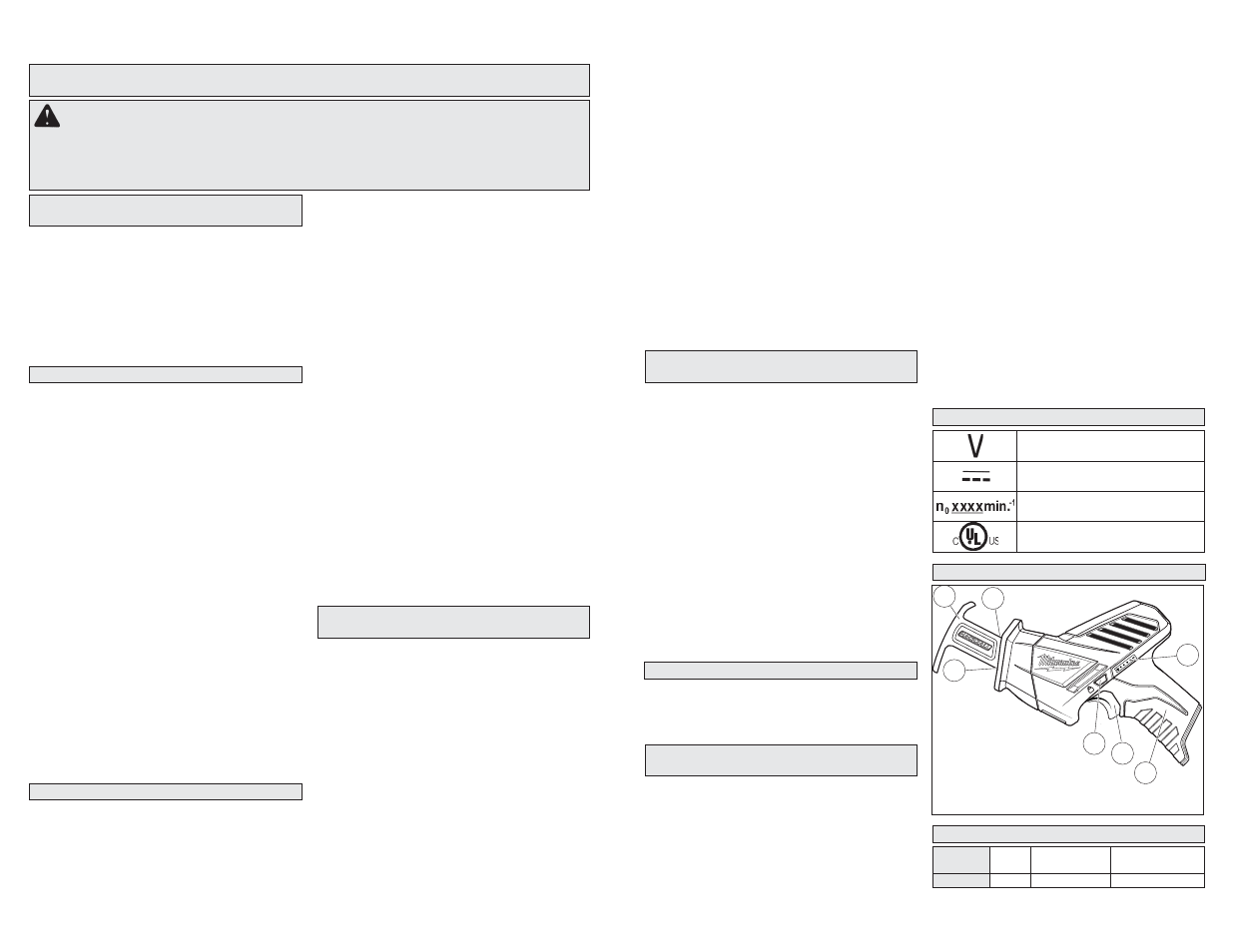 Milwaukee Tool 2420-20 User Manual | Page 8 / 11