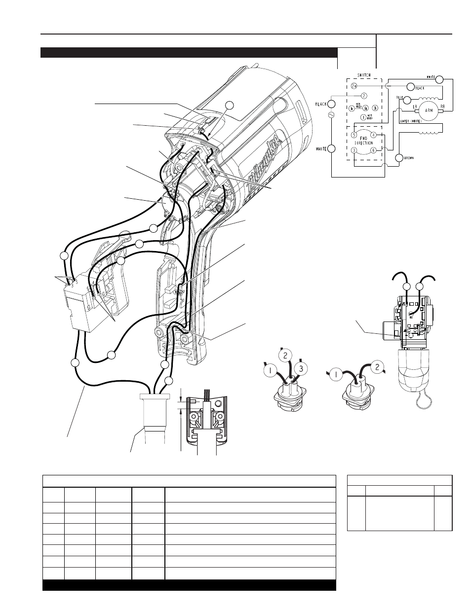 Milwaukee Tool 6740-20 Wiring 2011 User Manual | 1 page