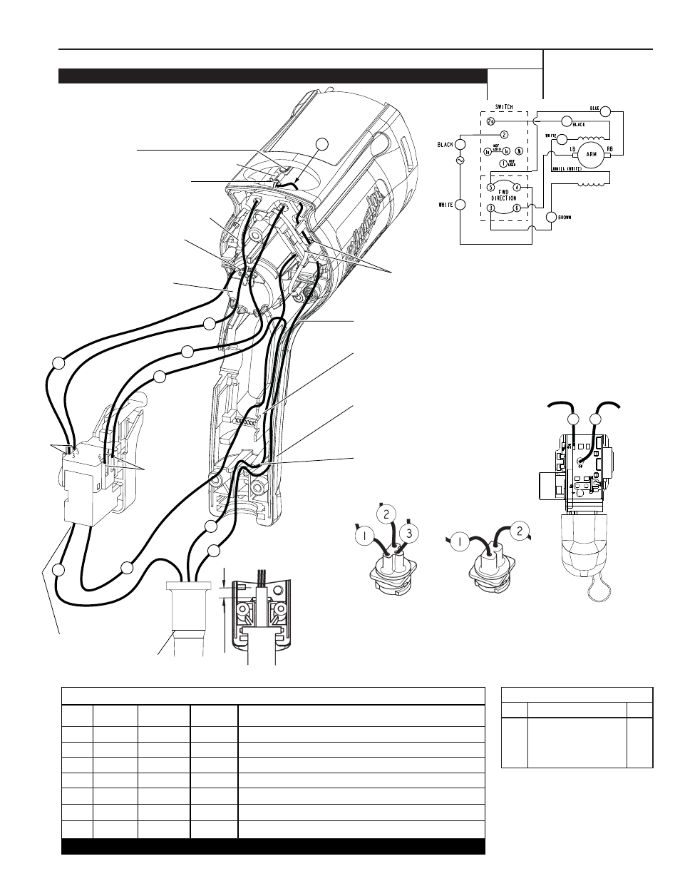 Milwaukee Tool 6742-20 Wiring 2011 User Manual | 1 page