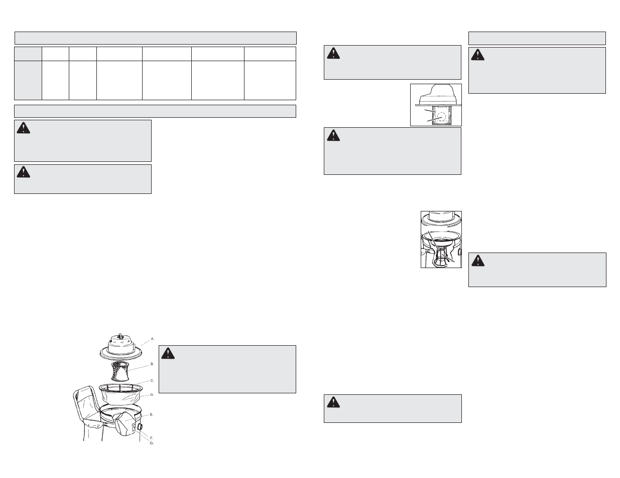 Specifications warning, Operation warning, Warning | Maintenance | Milwaukee Tool 8925 User Manual | Page 3 / 11