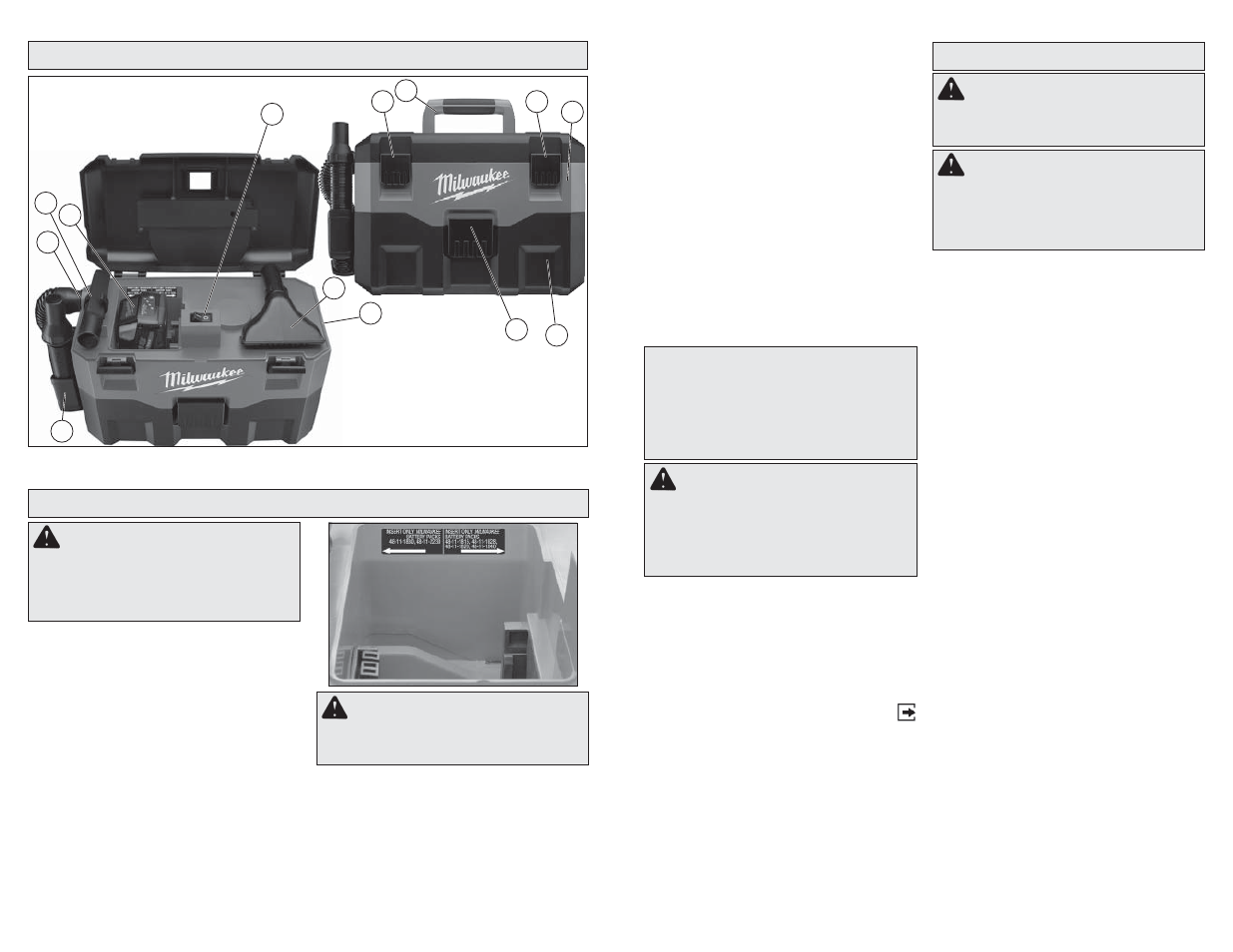 Avertissement, Montage de l'outil, Attention | Maniement avertissement, Description fonctionnelle | Milwaukee Tool 0780-20 User Manual | Page 6 / 11