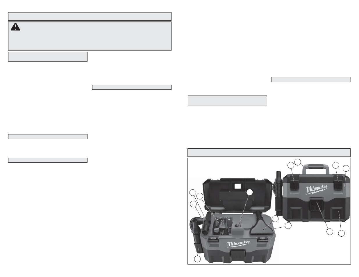 Reglas de seguridad generales advertencia, Descripcion funcional | Milwaukee Tool 0780-20 User Manual | Page 8 / 11