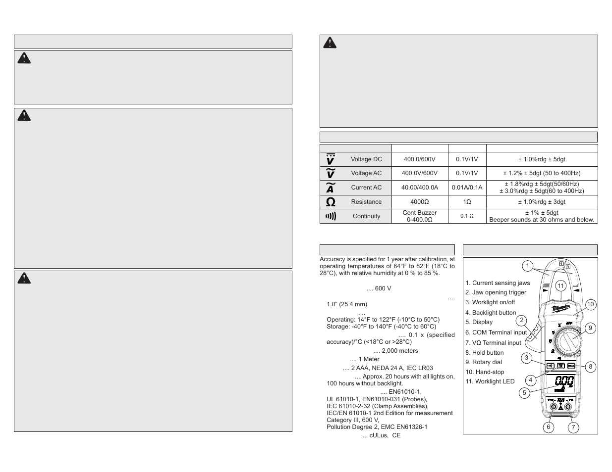 Important safety instructions | Milwaukee Tool 2235-20NST User Manual | Page 2 / 11