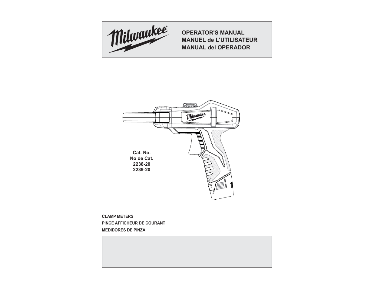 Milwaukee Tool 2239-21 User Manual | 15 pages