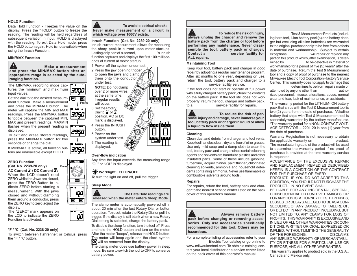 Milwaukee Tool 2239-21 User Manual | Page 5 / 15