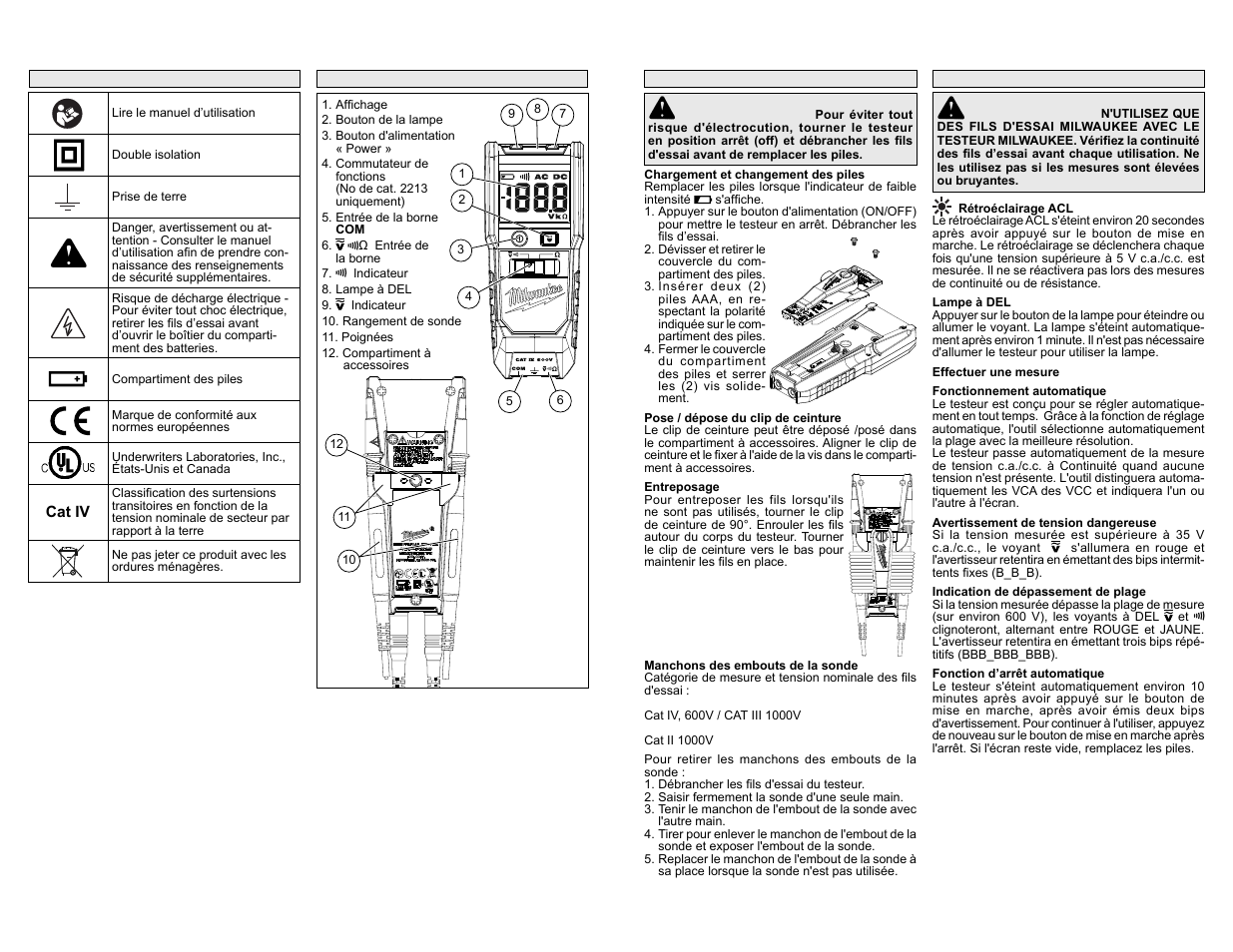 Milwaukee Tool 2212-20 User Manual | Page 6 / 11