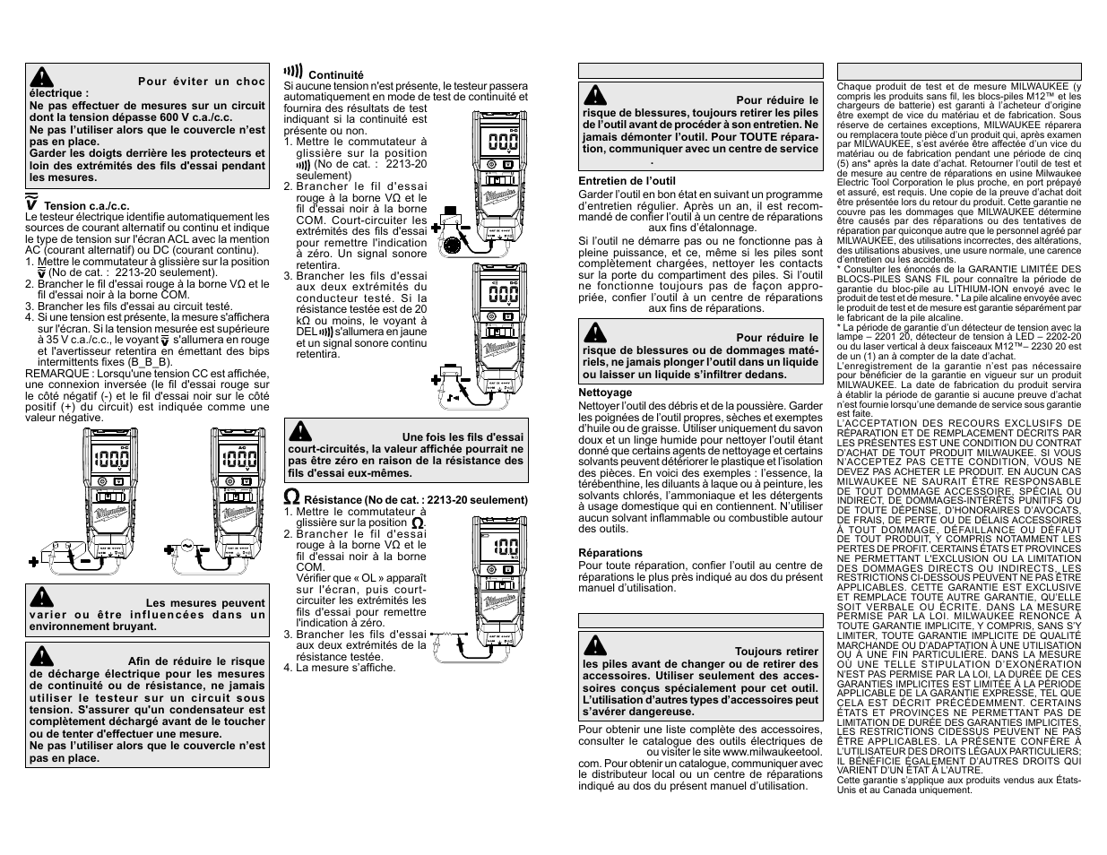 Milwaukee Tool 2212-20 User Manual | Page 7 / 11