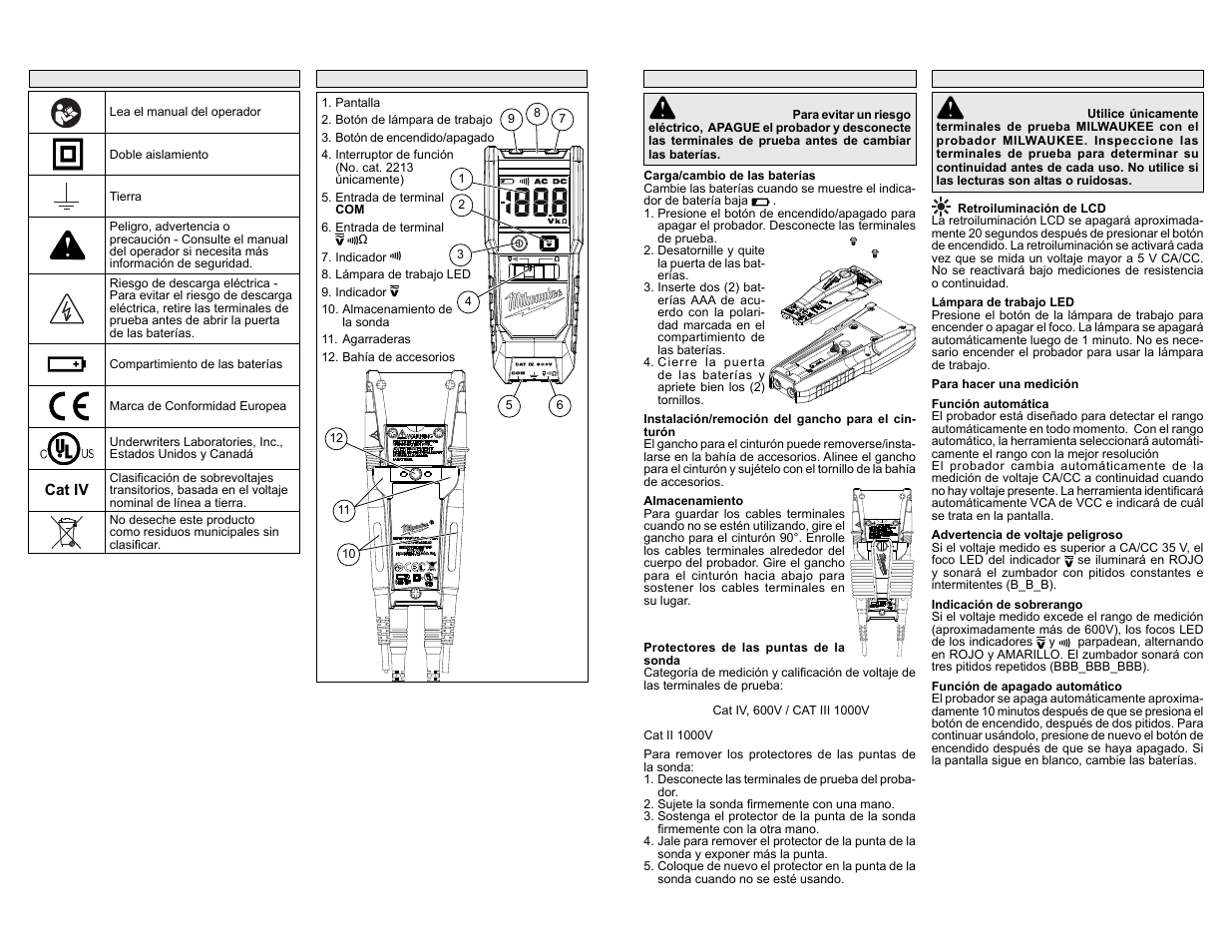 Milwaukee Tool 2212-20 User Manual | Page 9 / 11