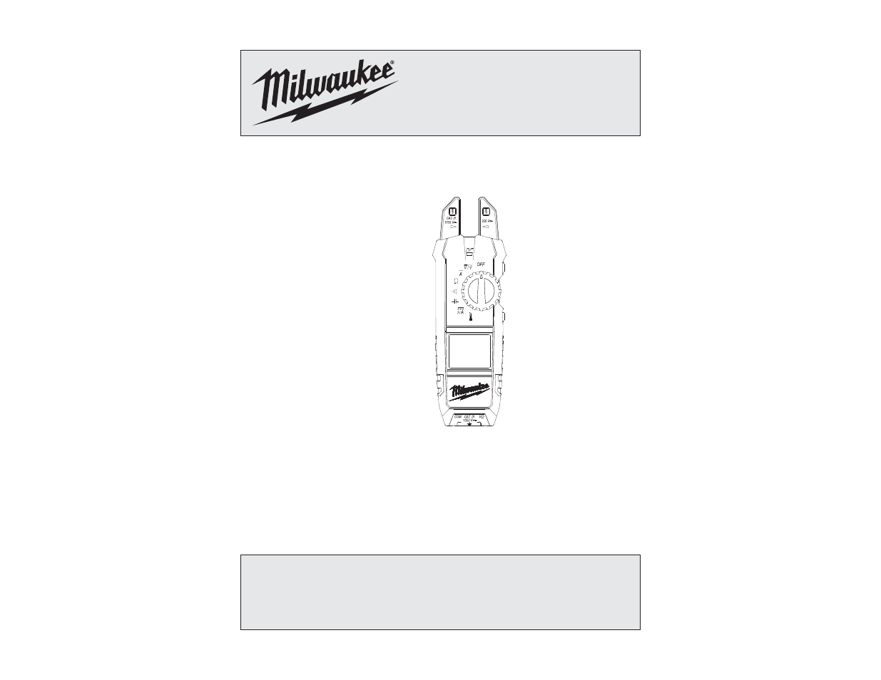 Milwaukee Tool 2206-20 User Manual | 13 pages