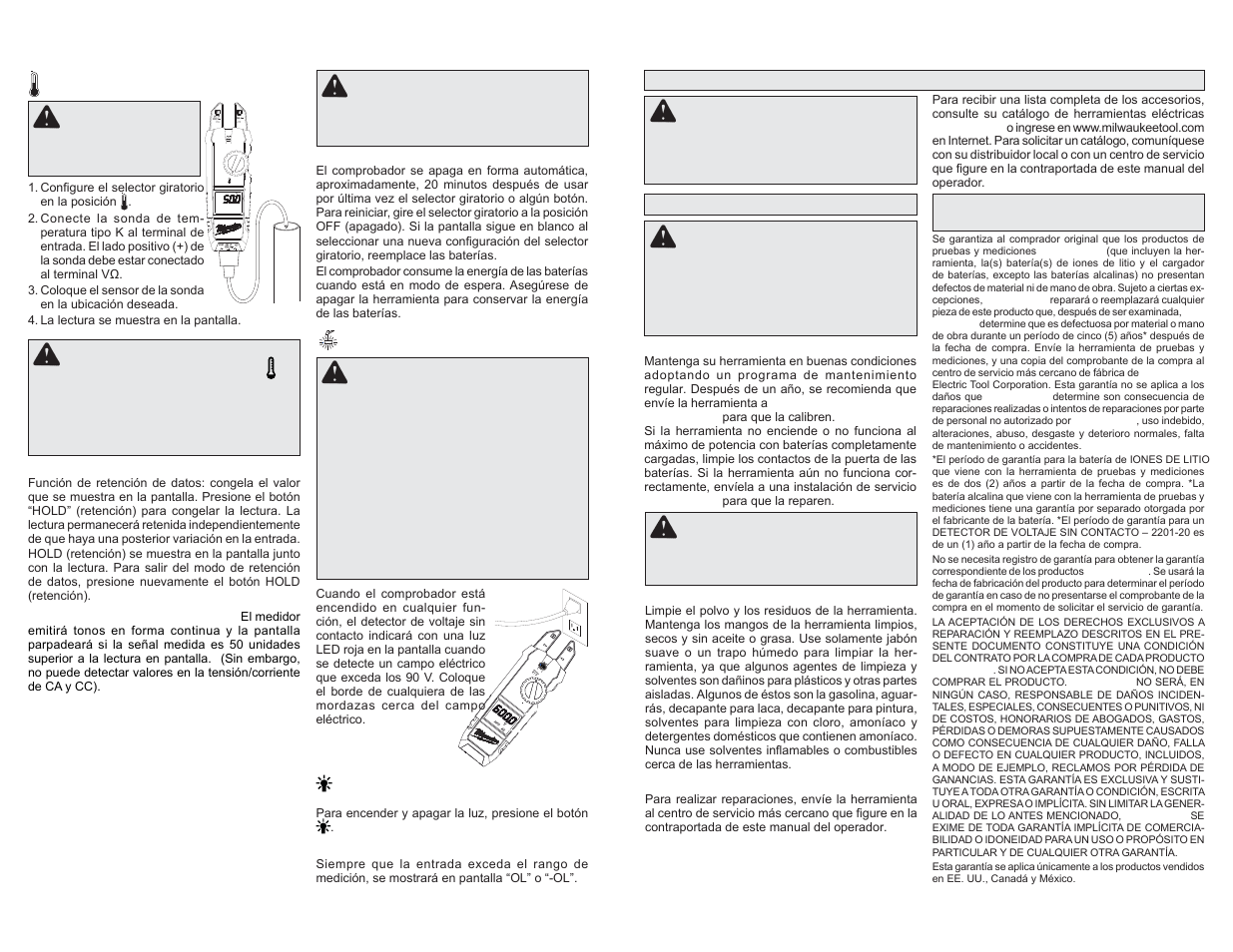 Milwaukee Tool 2206-20 User Manual | Page 12 / 13