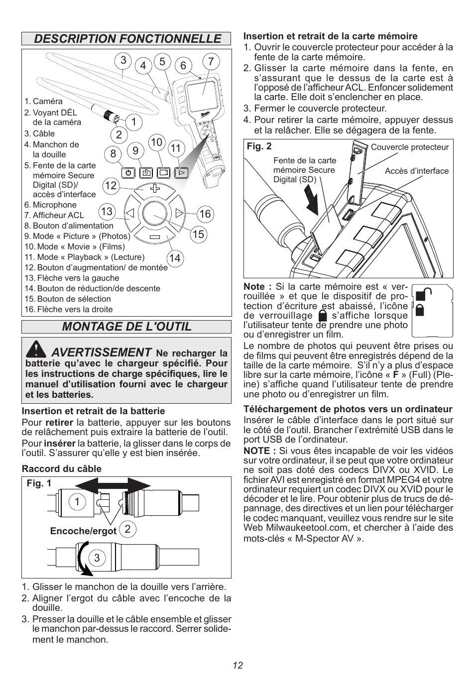 Milwaukee Tool 2311-21 User Manual | Page 12 / 28