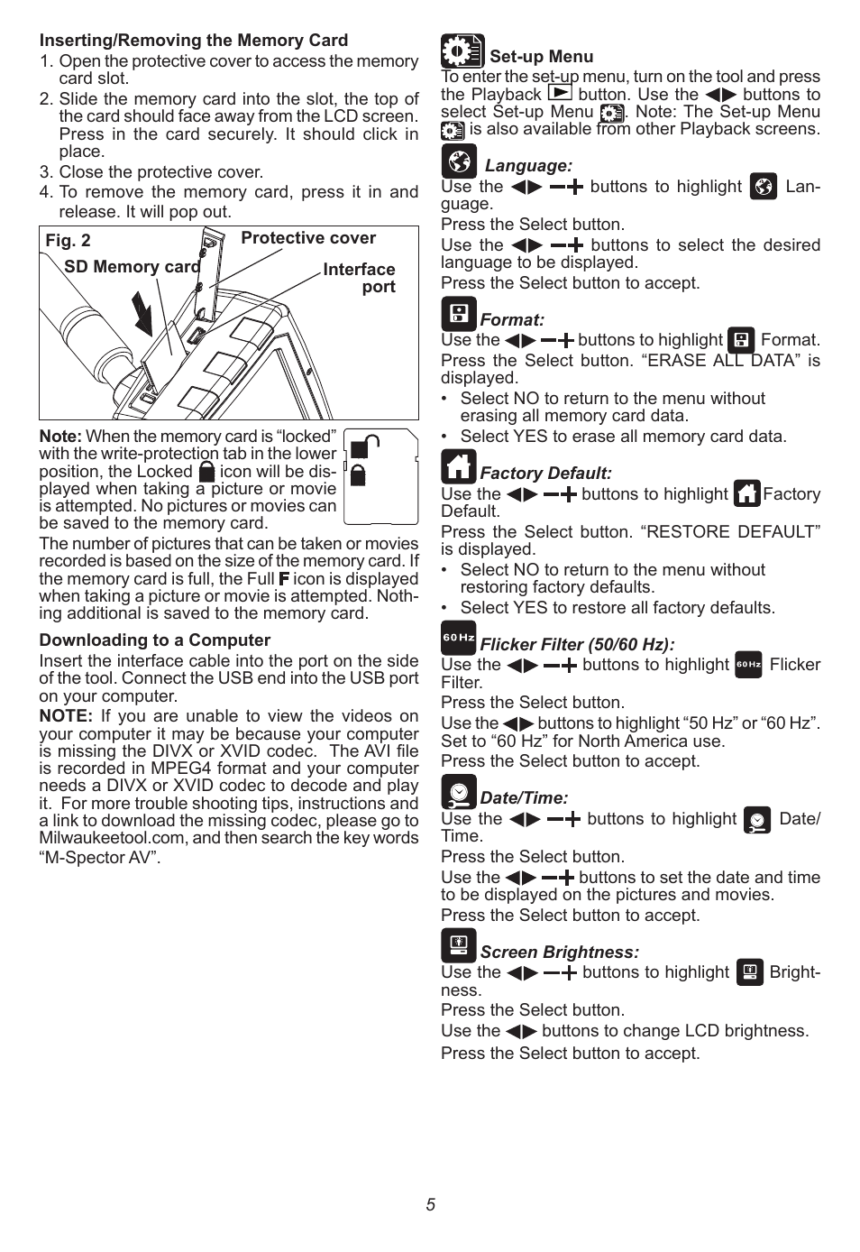 Milwaukee Tool 2311-21 User Manual | Page 5 / 28