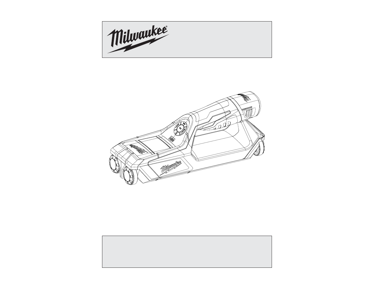 Milwaukee Tool 2291-20 User Manual | 9 pages