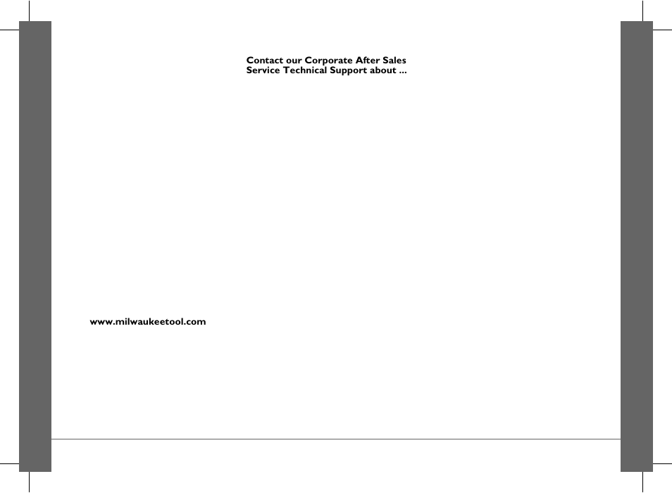 Service - united states | Milwaukee Tool 2281-20 V.1 User Manual | Page 15 / 15