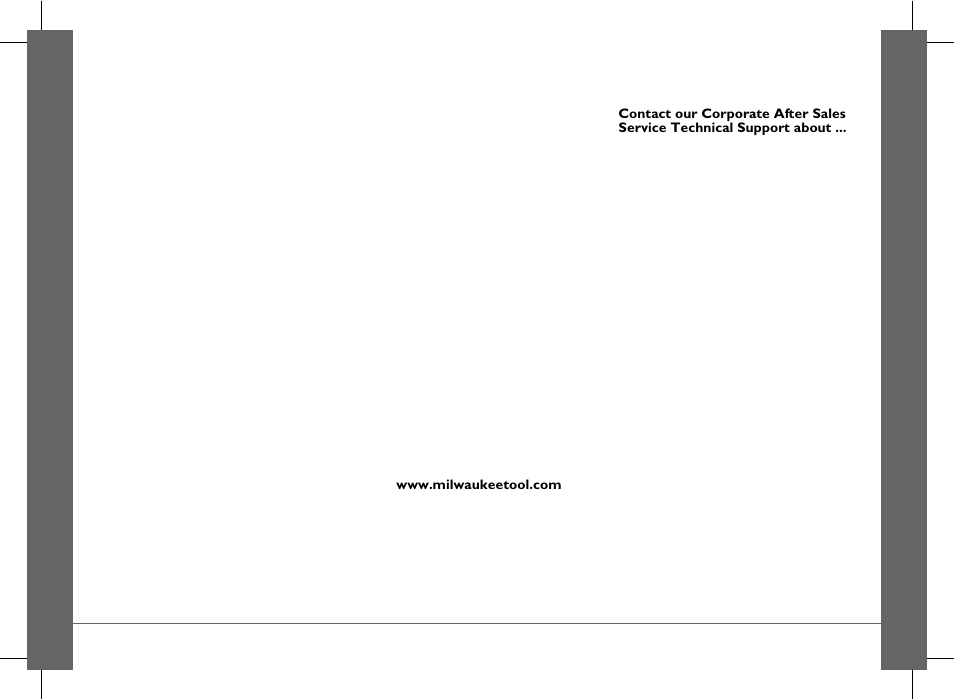 Care, Service - united states | Milwaukee Tool 2281-20 V.2 User Manual | Page 19 / 19