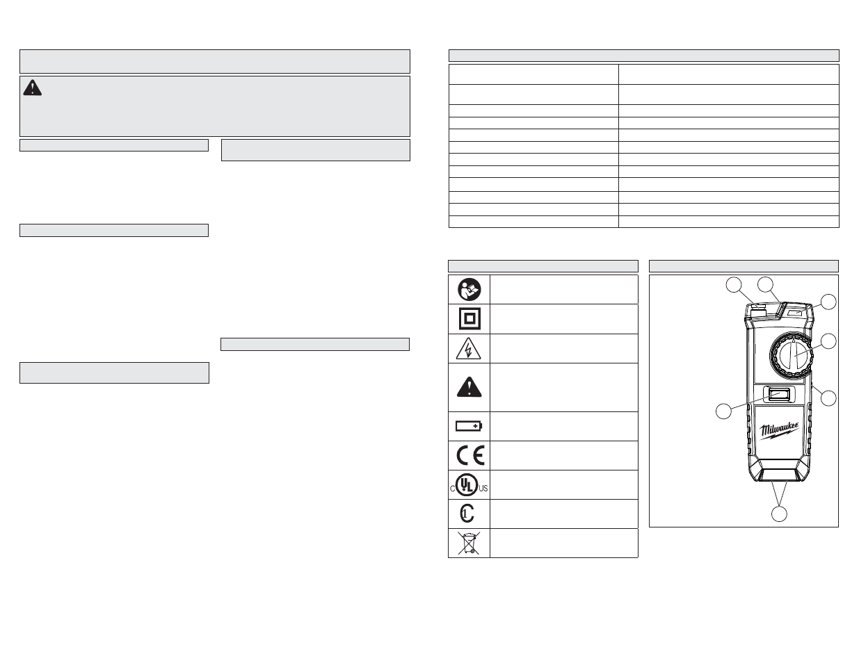 Règles importantes de sécurité | Milwaukee Tool 2210-20 User Manual | Page 4 / 9