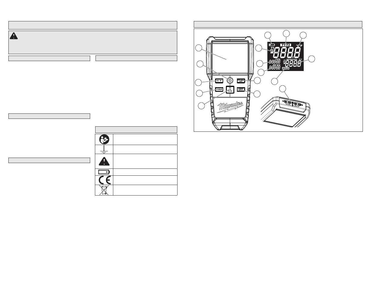 Important safety instructions | Milwaukee Tool 2270-20 User Manual | Page 2 / 9