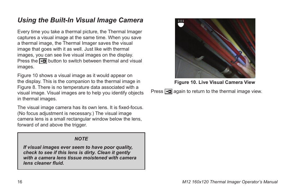 Using the built-in visual image camera, Reviewing saved images | Milwaukee Tool 2260-21NST User Manual | Page 18 / 108