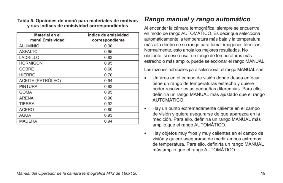 Rango manual y rango automático | Milwaukee Tool 2260-21NST User Manual | Page 93 / 108