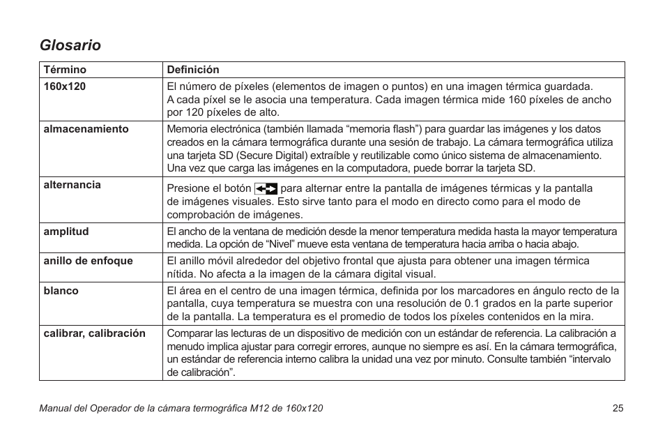 Glosario | Milwaukee Tool 2260-21NST User Manual | Page 99 / 108