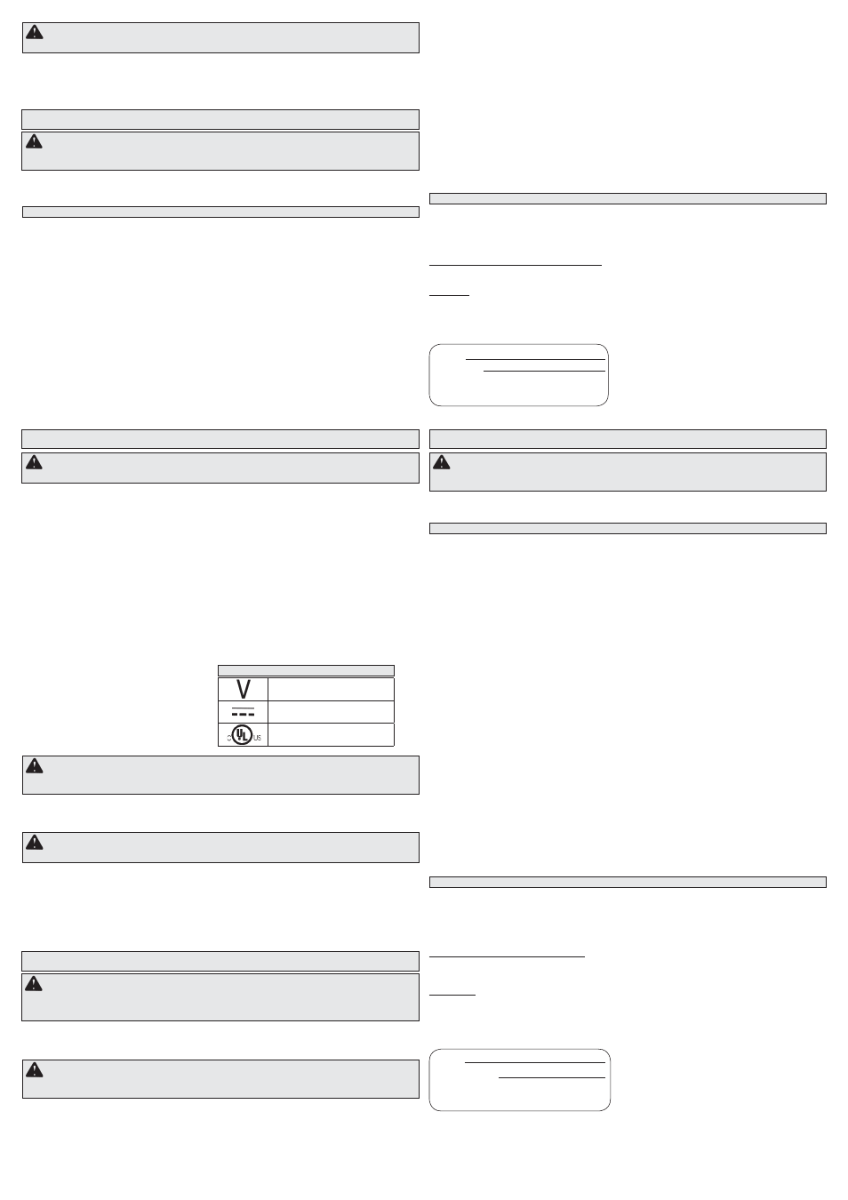 Advertencia, Instrucciones de seguridad, Mantenimiento | Accesorios, Guarde estas instrucciones, Avertissement, Accesoires avertissement | Milwaukee Tool 2362-20 Safety User Manual | Page 2 / 2