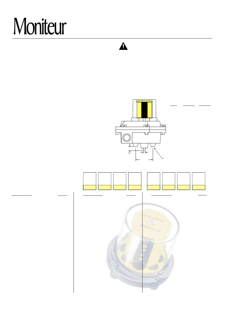 Moniteur Indicateur VPT User Manual | 4 pages