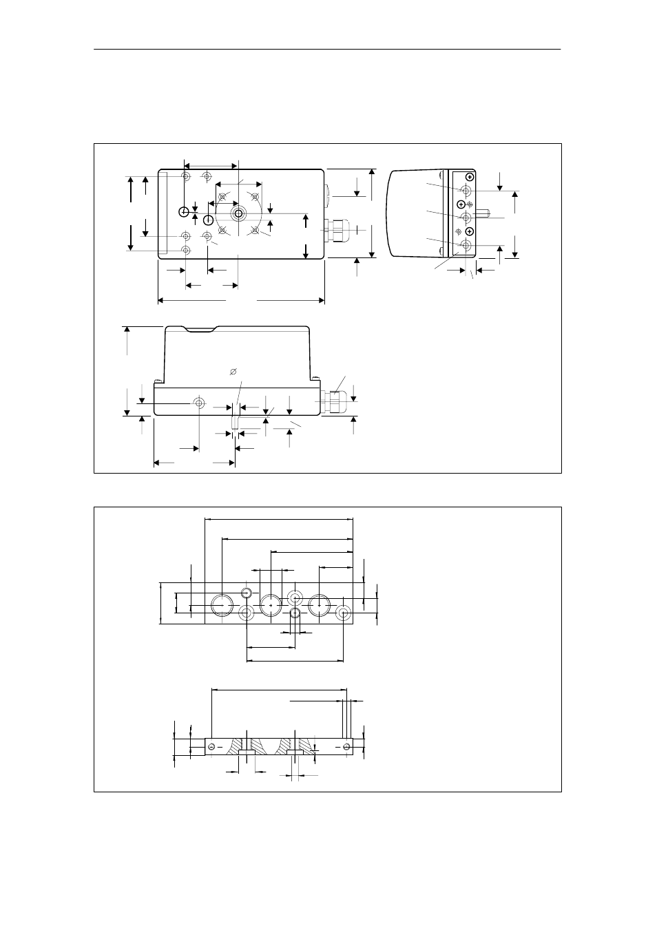 2 dimension drawings | Moniteur 50 Series SMART Positioners User Manual | Page 40 / 124