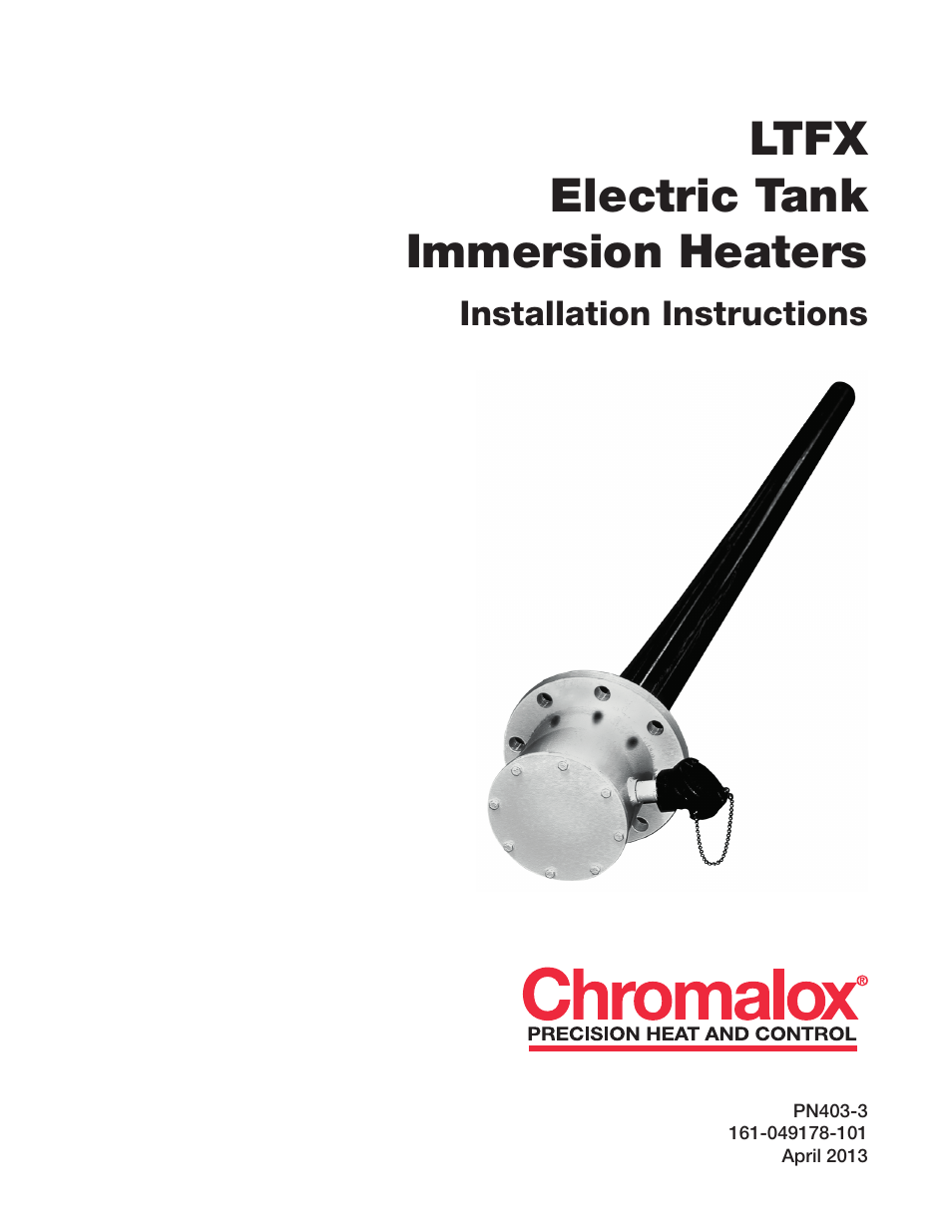 Chromalox PN403-1 User Manual | 8 pages