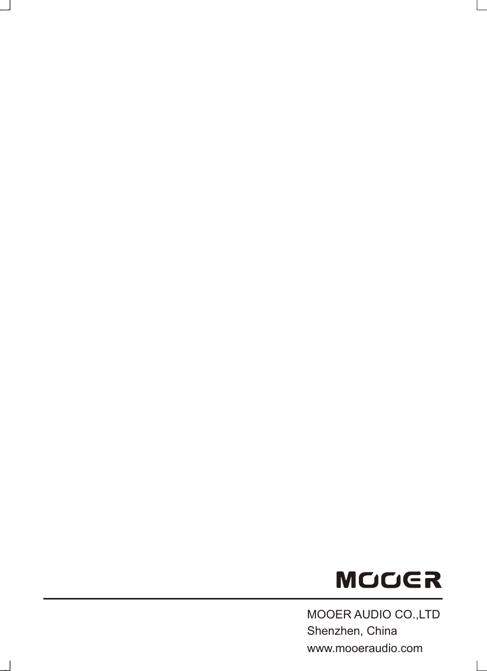 页 28 | MOOER VEM Box User Manual | Page 28 / 28