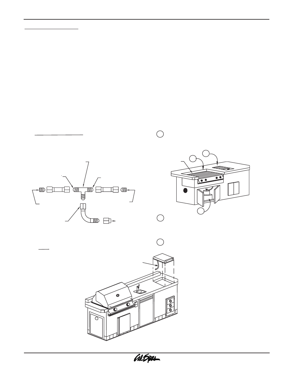 Side burners | Cal Flame G3000 User Manual | Page 20 / 64