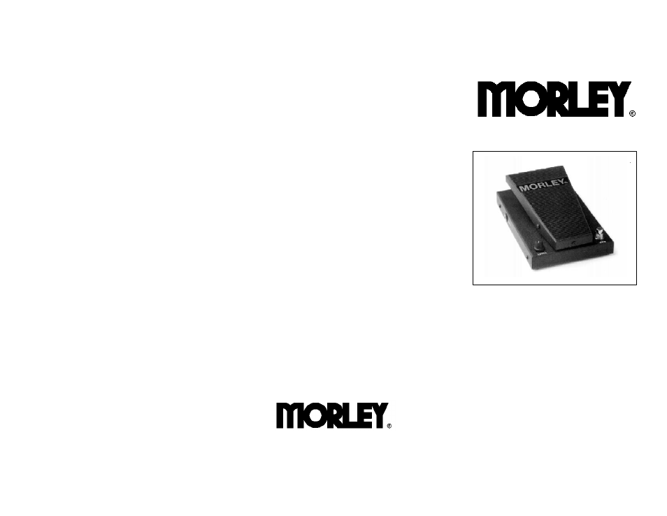 Pro series, Model pwa-ss | Morley PRO SERIES WAH Silent Switching (PWA-SS) User Manual | Page 2 / 2
