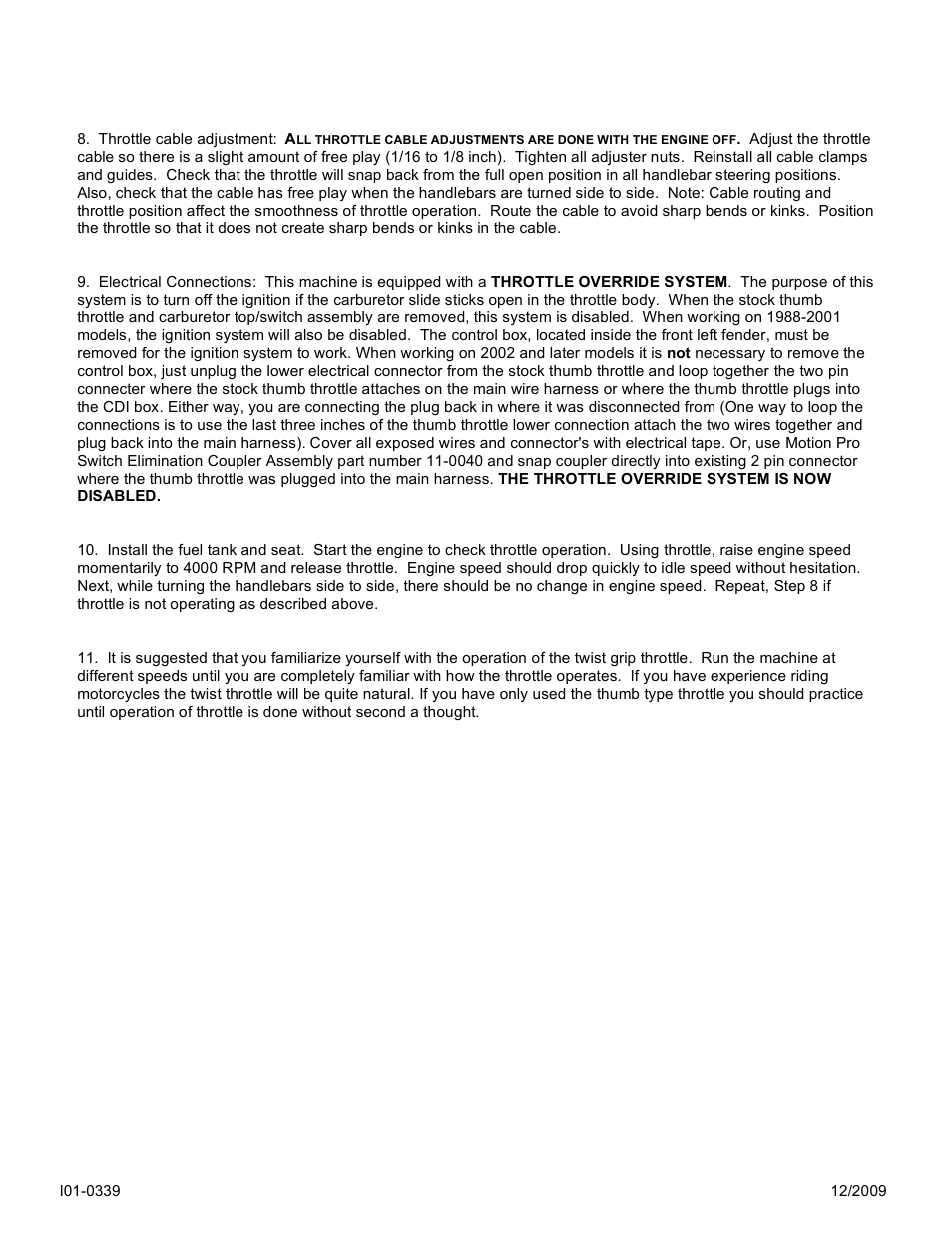 Motion Pro 01-0339 User Manual | Page 2 / 2