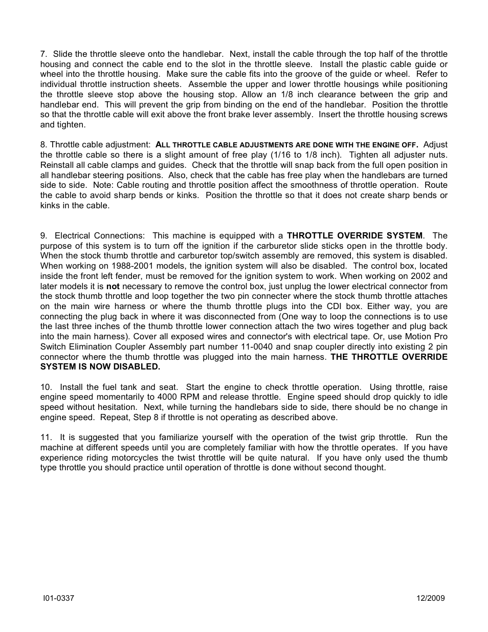 Motion Pro 01-0511 User Manual | Page 2 / 2